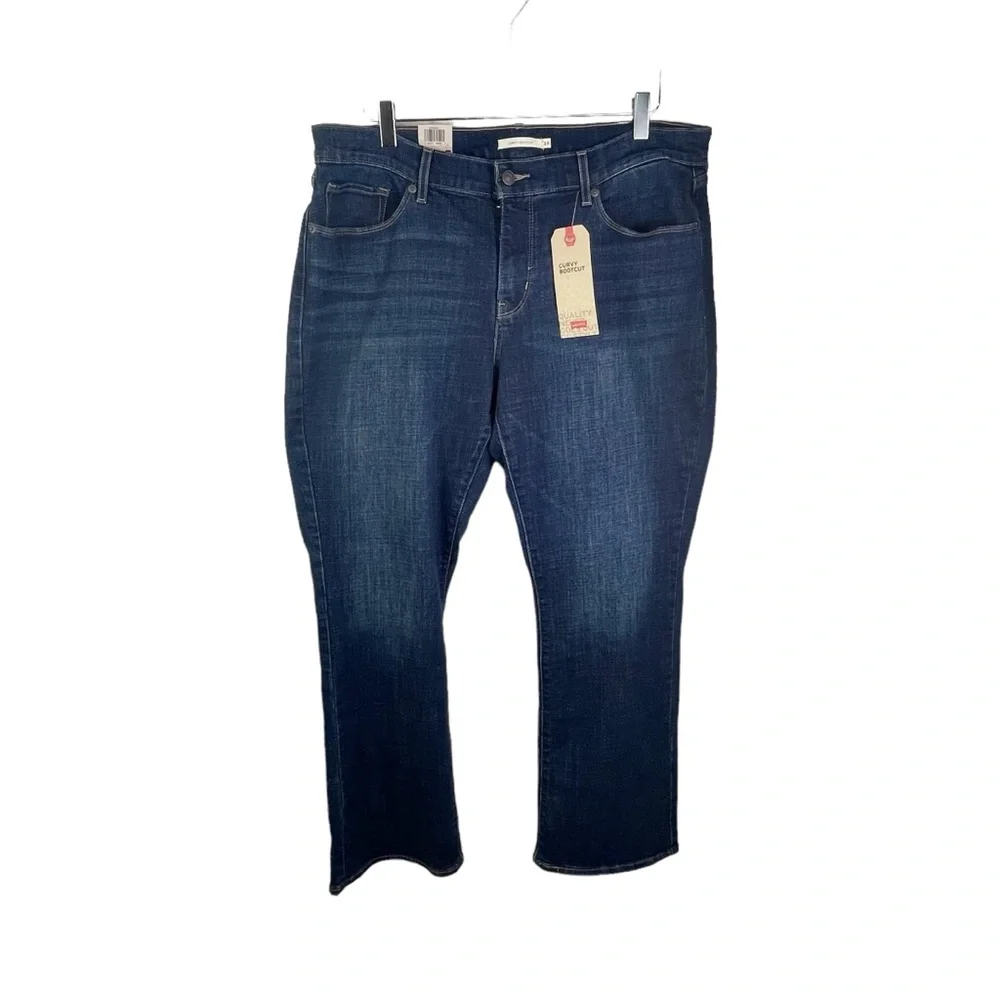 NWT Levi’s Sculpt Curvy Bootcut Mid Rise Stretch Jeans Women’s 18 Medium W34 L30